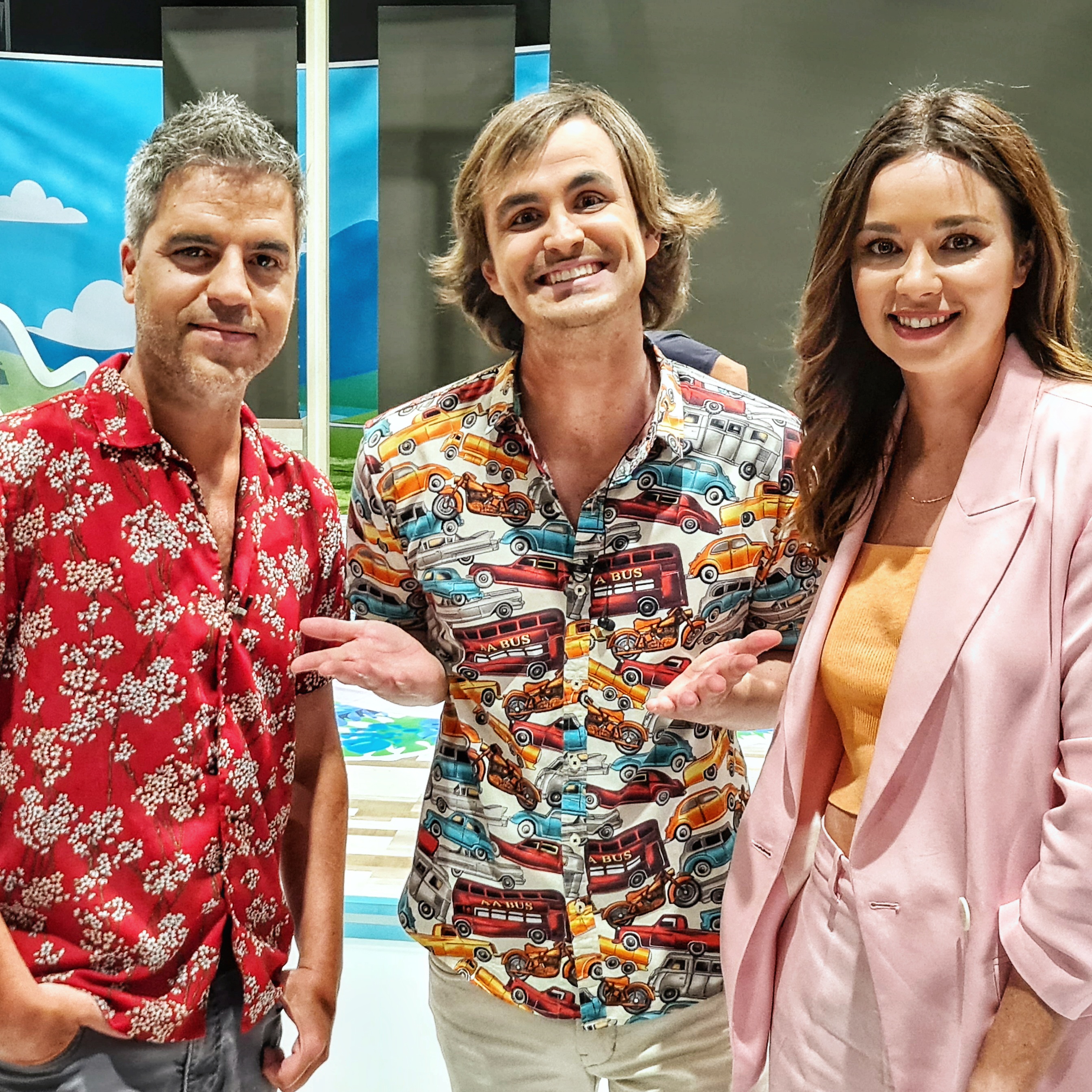 Fede Arias en Días de Verano en La 1 de RTVE con Ernesto Sevilla y Dafne Fernández