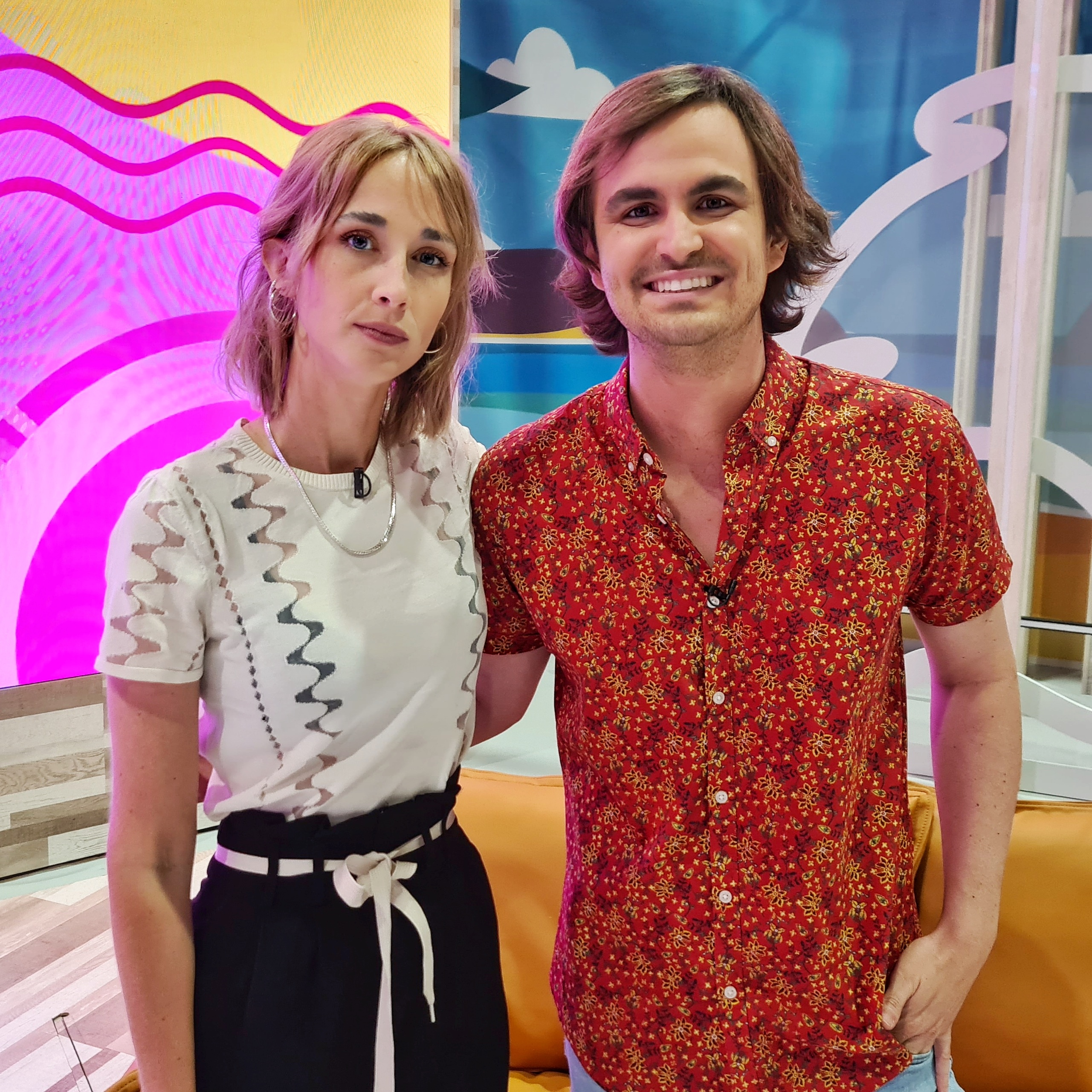 Fede Arias en Días de Verano en La 1 de RTVE con Ingrid García - Jonsson