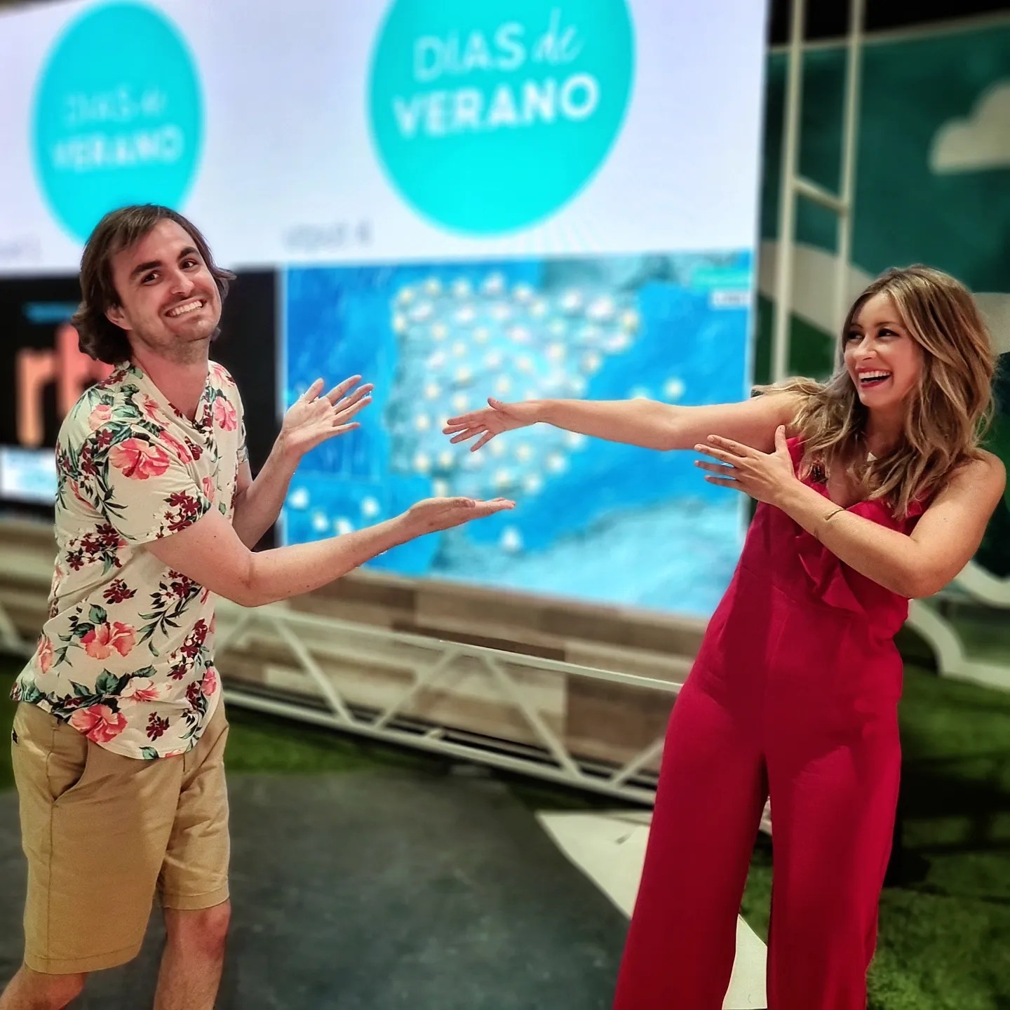 Fede Arias en Días de Verano en La 1 de RTVE con Inés Paz